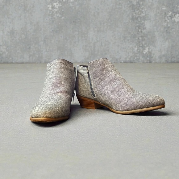 Refresh Heathered Gray Ankle Booties - Picture 2 of 2